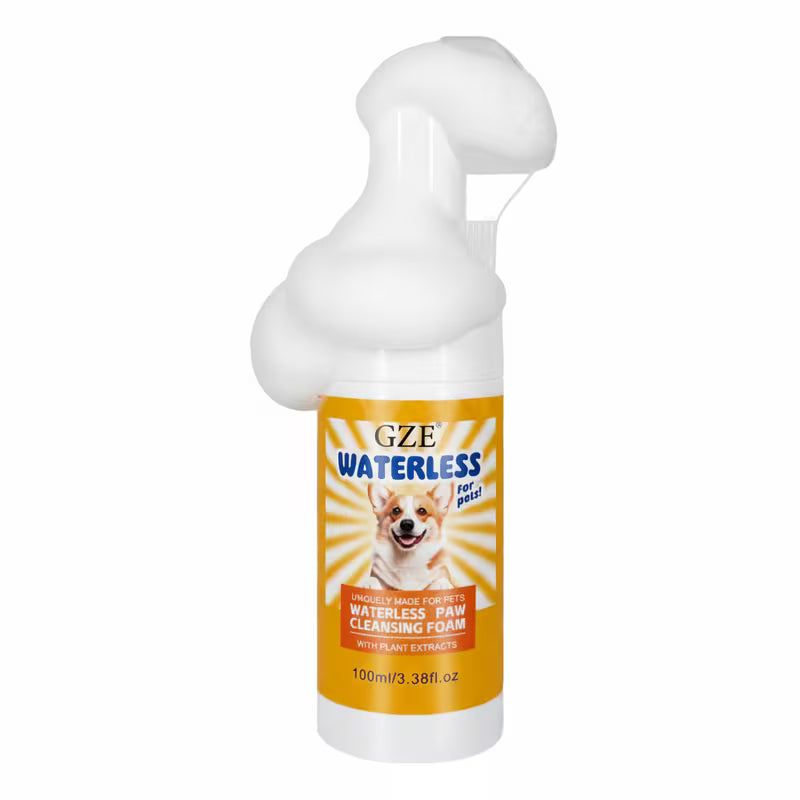 GZE Waterless Paw Cleaning Foam for Dogs And Cats