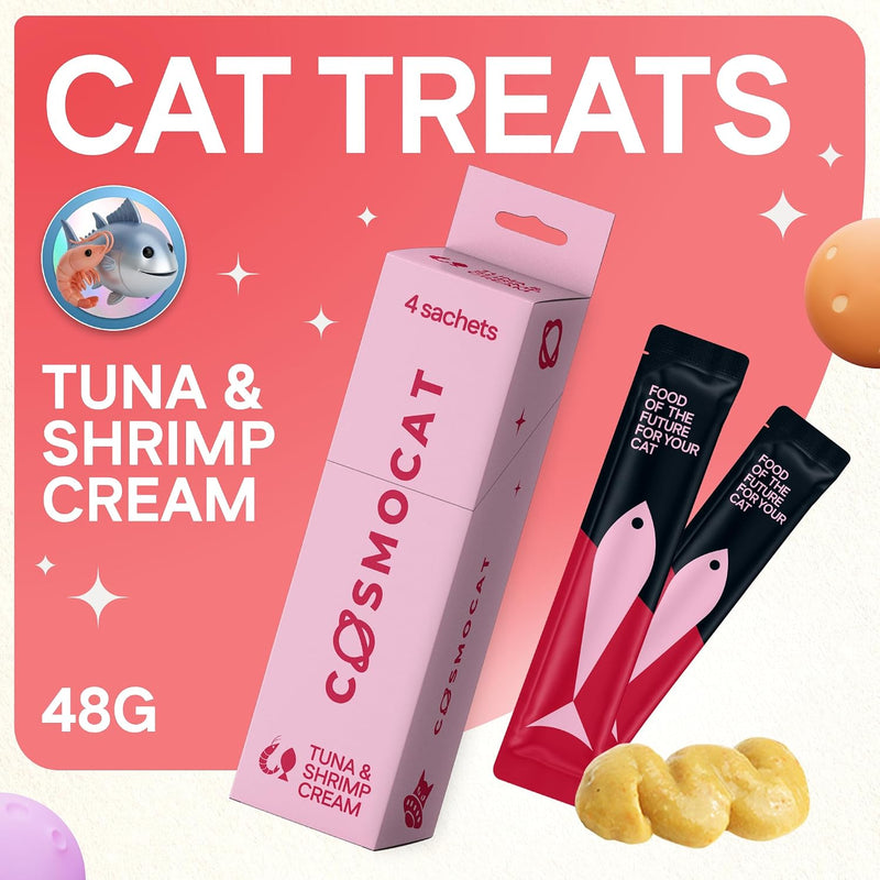 Cosmocat Tuna & Shrimp Cream Cat Treats