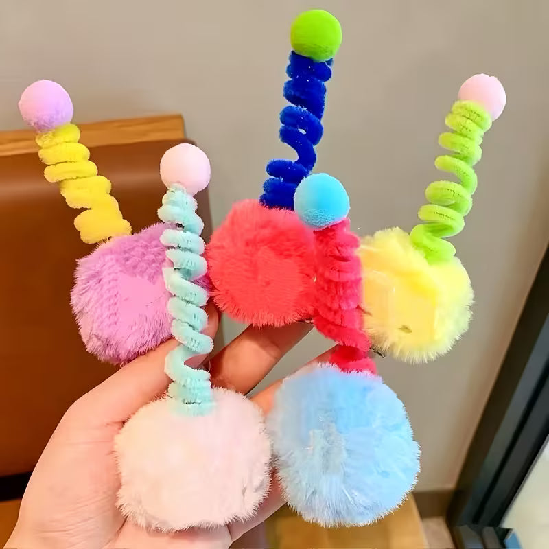 Colorful Spring Ball Cat Toy