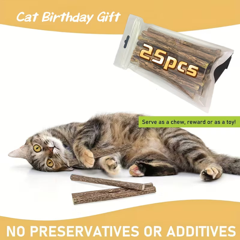 Biting Sticks for Kittens and Adult Cats