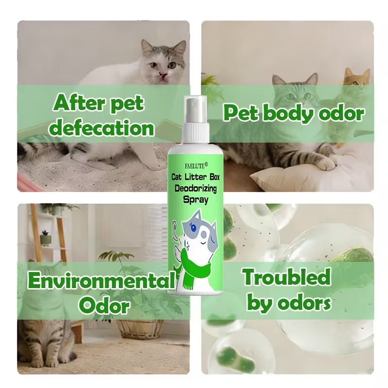Cat Litter Odor Eliminator Spray