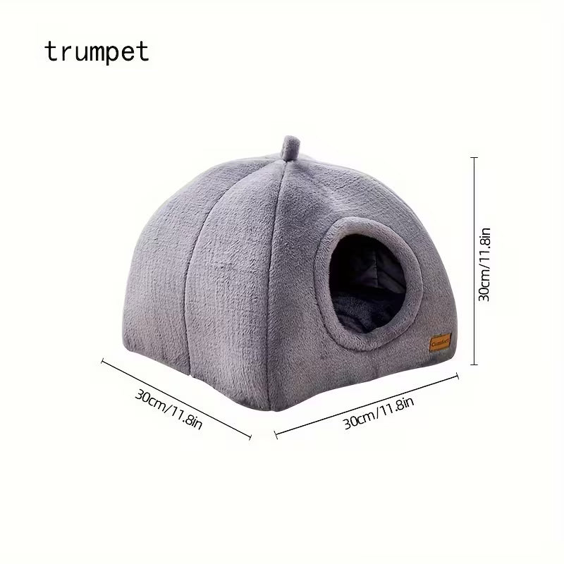 Cozy Strawberry-Shaped Pet Bed for Cats & Dogs