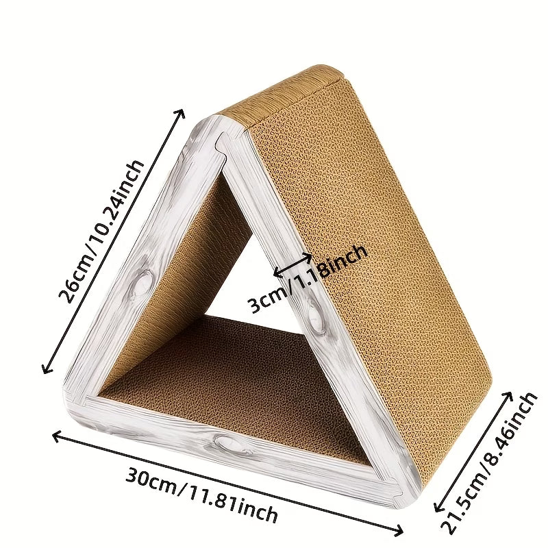 Triangular Stable Cat Scratching Post