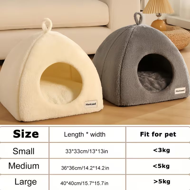 Cat Bed Cave for Indoor Cats