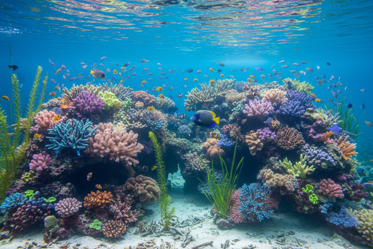 marine aquarium with no text in it