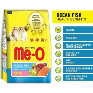 Me-O Kitten Ocean Fish Dry Cat Food 1.1kg