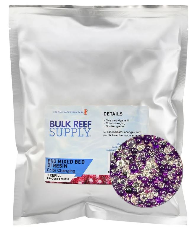Bulk Reef Supply PRO Series Mixed Bed DI Resin (Color Changing)