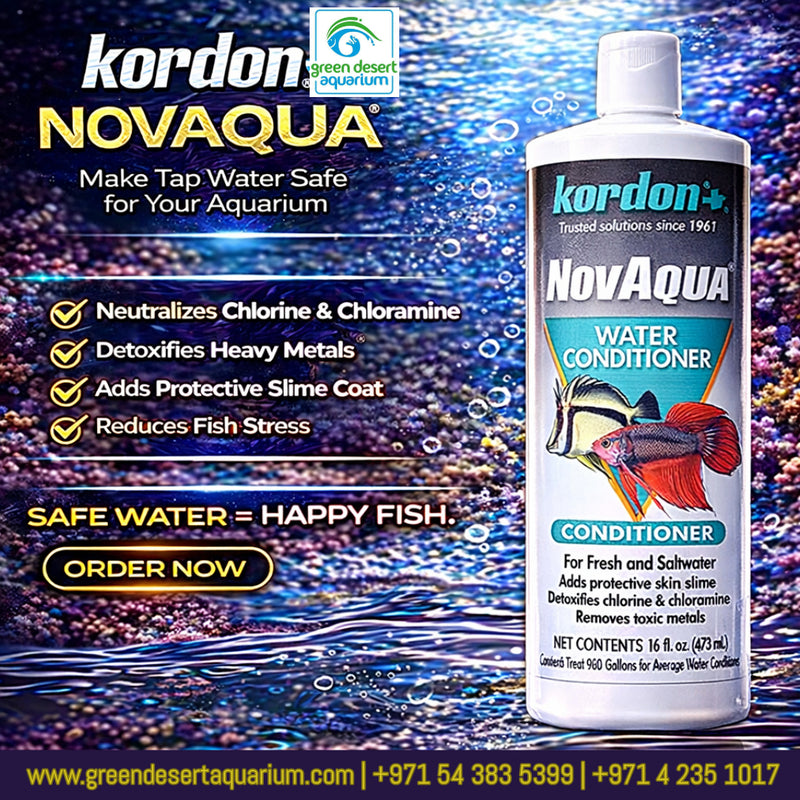 Kordon Novaqua 16 oz – Aquarium Water Conditioner & Fish Stress Reducer