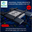 Universal Fixing Brackets & Mounting Arms 2-in-1 Kit