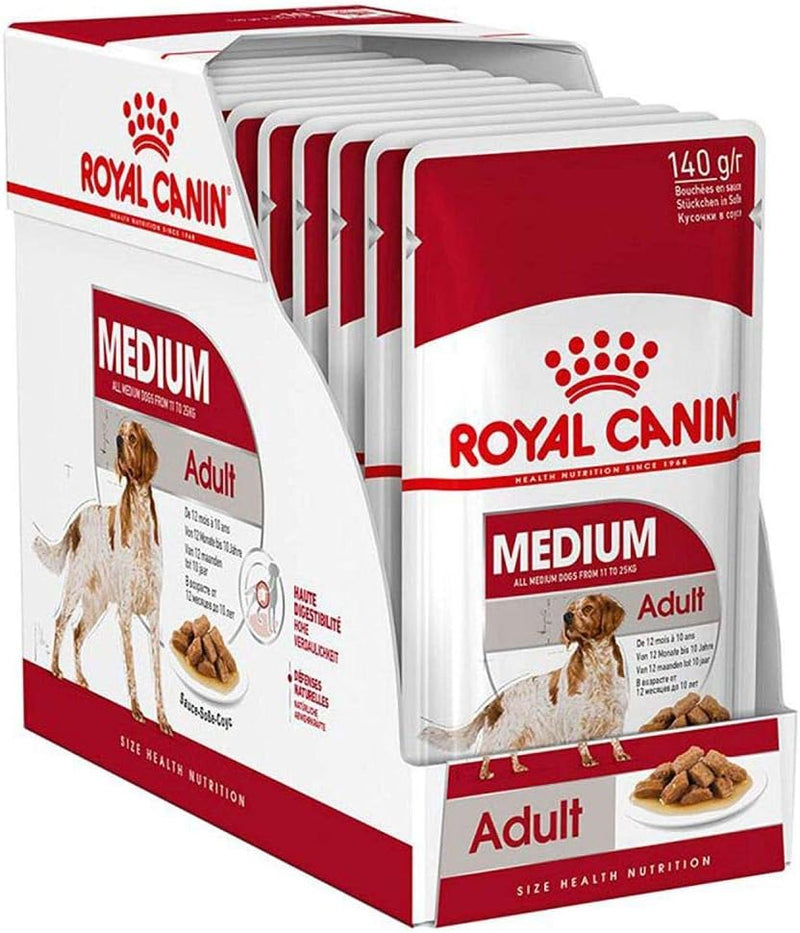 Size Health Nutrition Medium Adult (Wet Food - Pouches) 10 x 140 g