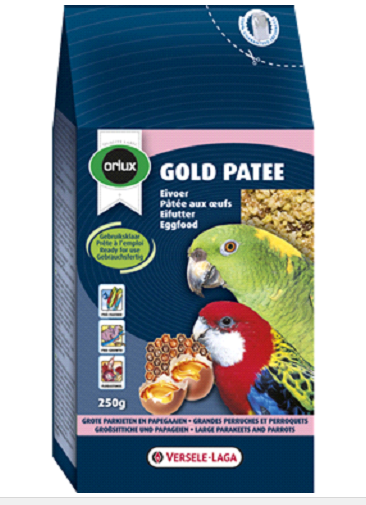 GOLD PATEE BIG PARAKEETS & PARROTS (250G)