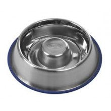 BUSTER STAINLESS STEEL SLOW FEEDER BLUE BASE