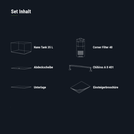 DENNERLE - Nano Tank Plant Pro, 35 L