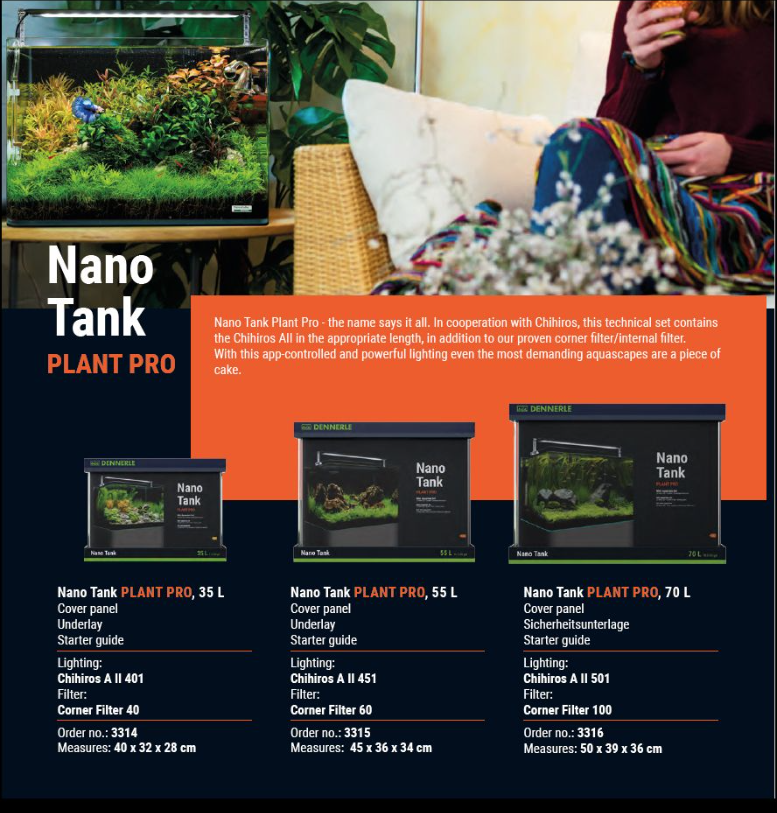 DENNERLE - Nano Tank Plant Pro, 70 L