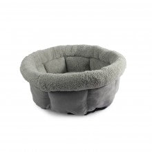 CUDDLE BED - SMALL/GREY