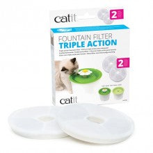 CATIT 2.0 TRIPLE ACTION FILTER - 2 PACK