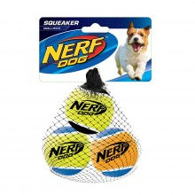 SQUEAKER TENNIS BALL - MEDIUM(PACK OF 3BALLS)