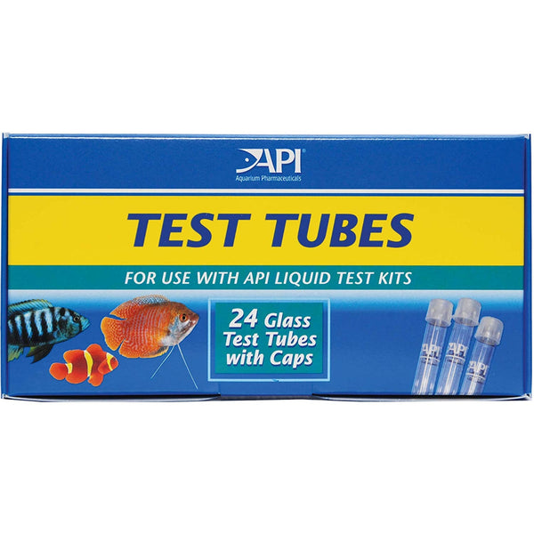 API - REPLACEMENT TEST TUBES FOR AQUARIUM LIQUID TEST KITS, 24 COUNT