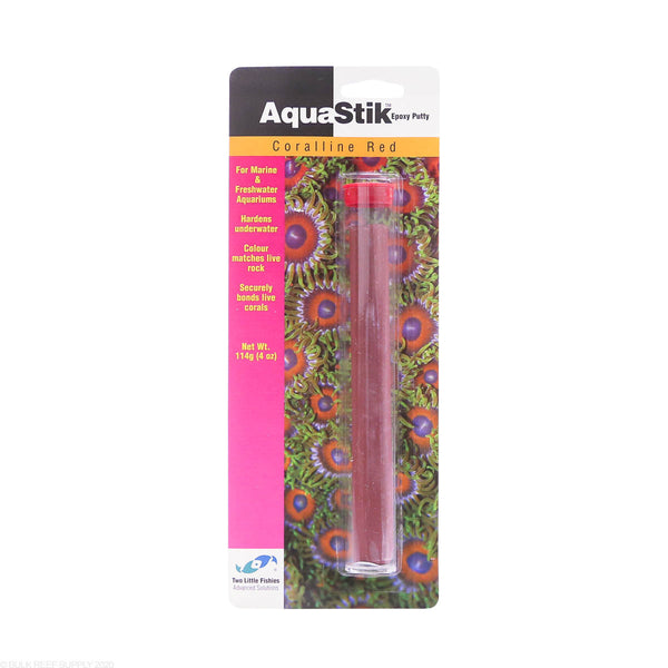 TWO LITTLE FISHES - Aquastik Coralline Red 2Oz