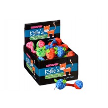 BRITE PLUSH MOUSE WITH BALL DANGLER - DISPLAY BOX OF 14 PCS