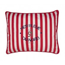 VOILE CUSHION - RED / 75 CM