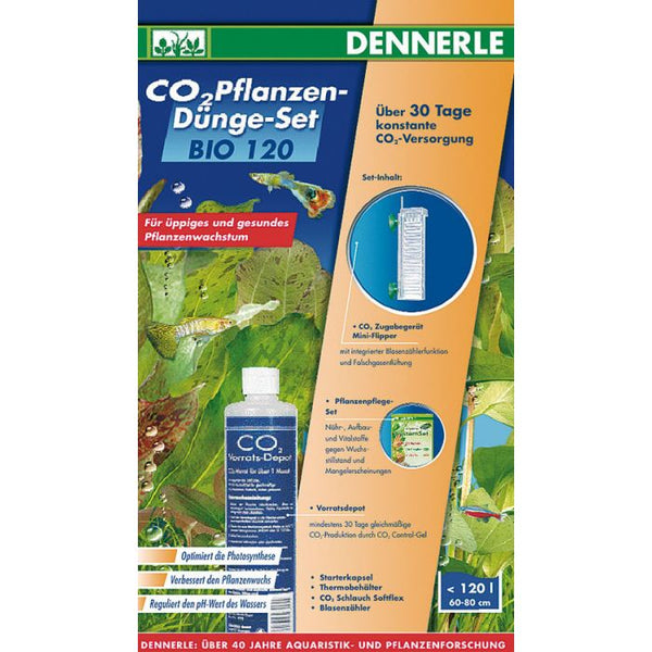 DENNERLE - Co2 Pflanzen Dunge - Set Bio (Bio 120)