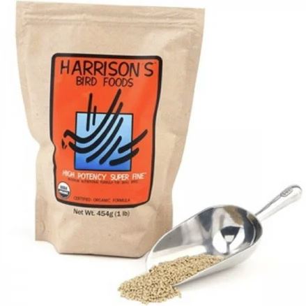 Harrison's Bird-  Food High Potency Super Fine Small Birds Food, 1 lb
