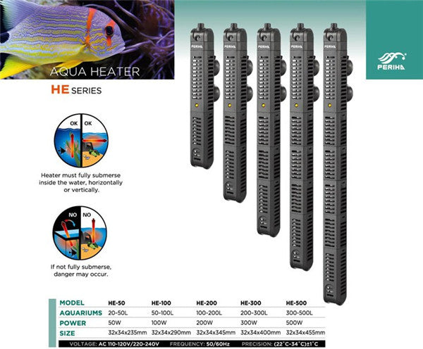 Periha HE Series Aquarium Heater
