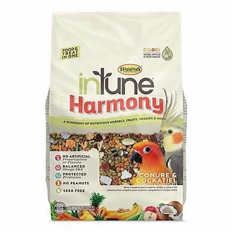 INTUNE HARMONY - CONURE & COCKATIEL(0.91kg)