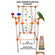 PLAYGYM WOOD - FOR MEDIUM PARROTS