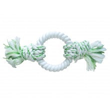 DENTAL ROPE WITH NYLON RING - GREEN (PACK OF 4)