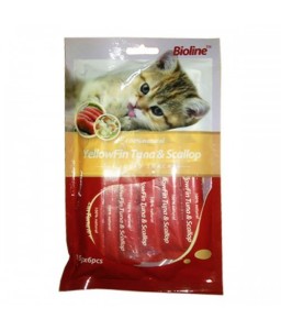 Bioline Cat Treats Yellofin Tuna & Scallop