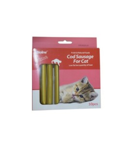 Bioline Cod Sausage For Cat 10 Pcs