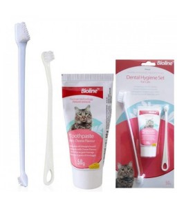 Bioline Dental Hygiene Set For Cats 50g