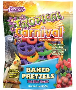 FM Brown's Tropical Carnival® Baked Pretzels Pet Bird Treats