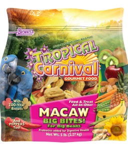 FM Brown's Tropical Carnival® Gourmet Macaw “Big Bites” Food 2.27kg