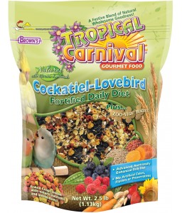 FM Brown's Tropical Carnival® Natural Cockatiel-Lovebird Fortified Daily Diet