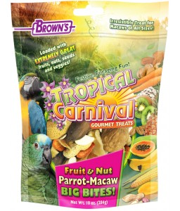 FM Brown's Tropical Carnival® Fruit & Nut Parrot-Macaw Big Bites!
