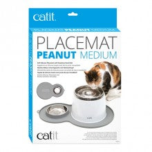 CAT IT PEANUT PLACEMAT GREY - MEDIUM