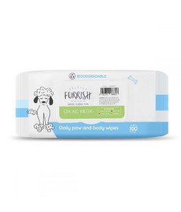 Furrish Daily Bath Wipes 100Pck