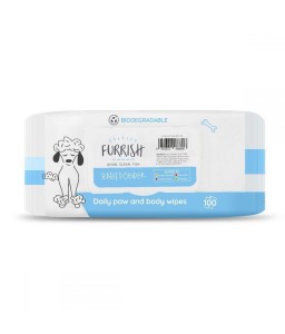 Furrish Daily Bath Wipes 100Pck