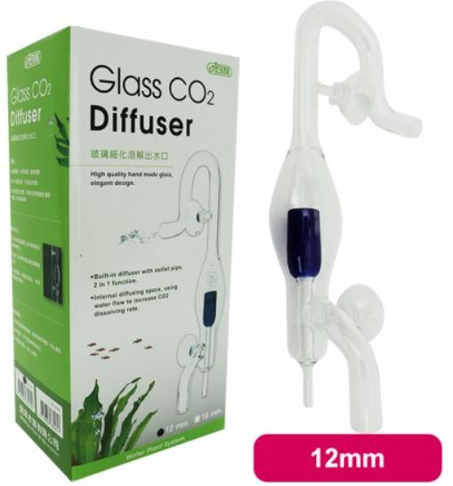 ISTA - Glass co2 Diffuser inline 12mm