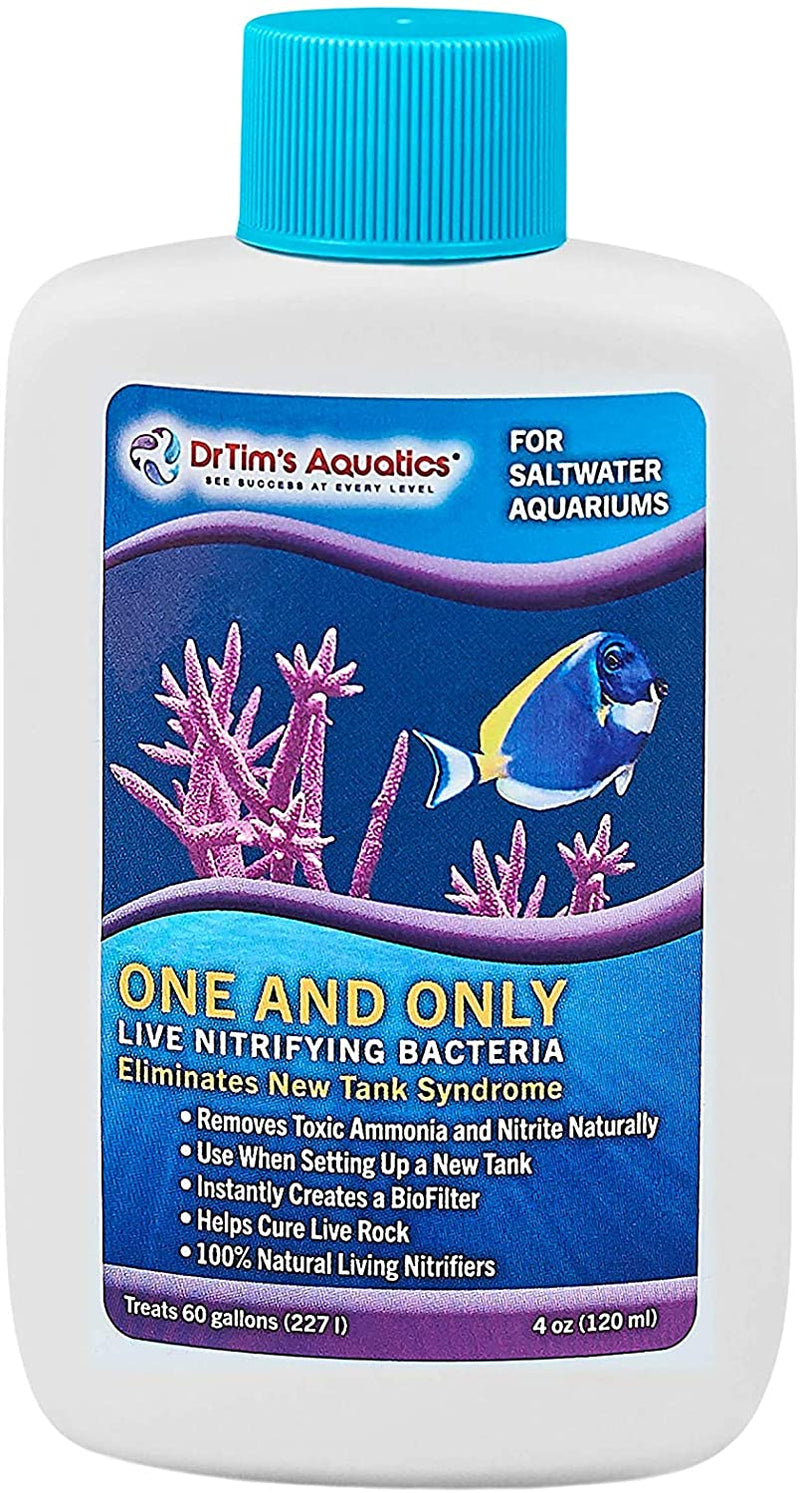 ONE AND ONLY LIVE NITRIFYING BACTERIA 4OZ (SALTWATER AQUARIUMS)