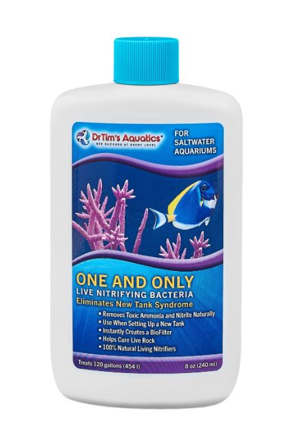 ONE AND ONLY LIVE NITRIFYING BACTERIA 8OZ (SALTWATER AQUARIUMS)