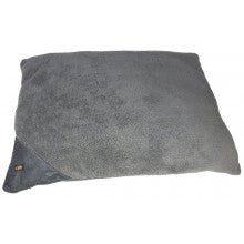 LAMBSWOOL PILLOW DOG BED - SMALL/GREY