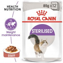 FELINE HEALTH NUTRITION STERILISED GRAVY (WET FOOD - POUCHES)