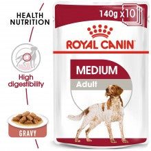 SIZE HEALTH NUTRITION MEDIUM ADULT (WET FOOD - POUCHES)