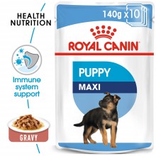 SIZE HEALTH NUTRITION MAXI PUPPY (WET FOOD - POUCHES)