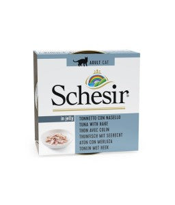 Schesir Cat Can Jelly Tuna With Cod 85gm