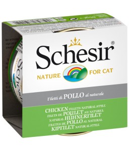 Schesir Cat Wet Food-Chicken Fillets Natural Style (Min Order 85g - 14Pcs)